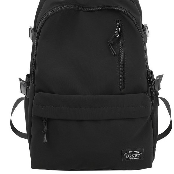 A new high-appeal Korean style Instagram retro workwear backpack for couples, featuring a casual, simple, lightweight and large-capacity backpack Item Picture