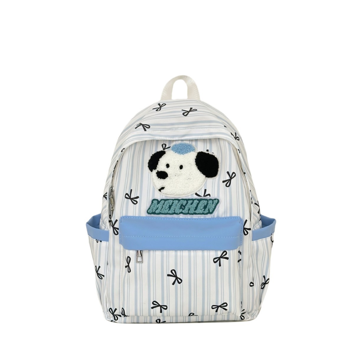 A new high-appeal backpack for primary and secondary school students, which is casual, simple, lightweight, fashionable and versatile for commuting, with a large capacity Item Picture