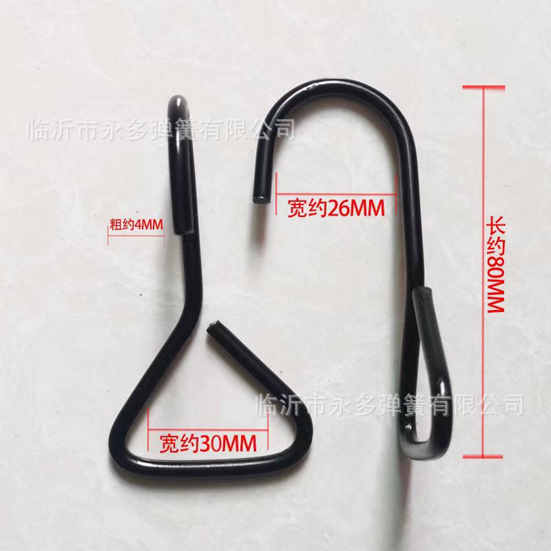 Luggage straps, double-wire pull hooks, spring hooks, stainless steel hooks, electric vehicle luggage rack hooks, binding strap hooks undefined
