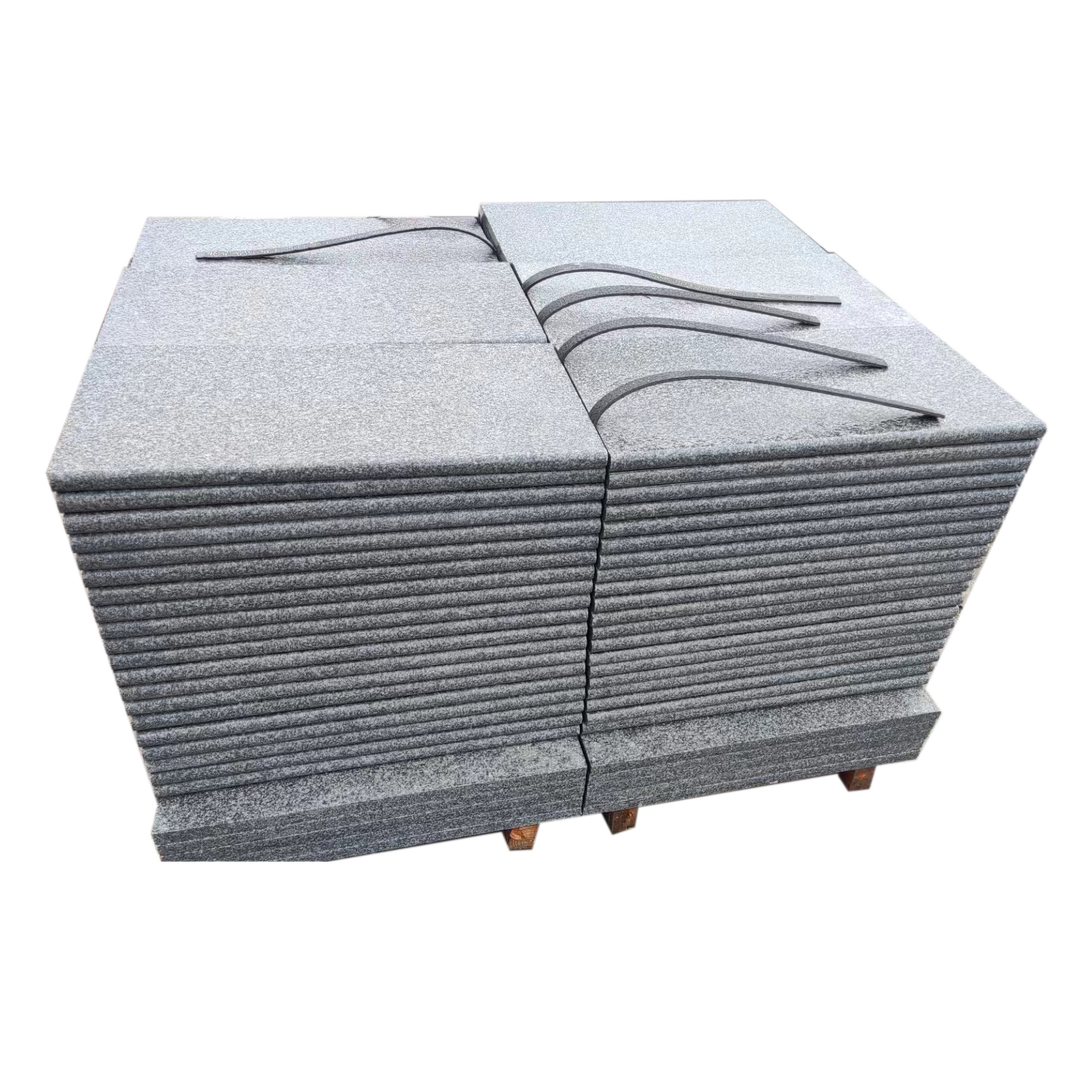 Granite curb stones, sesame grey curb stones, road paving, roadside lime marble curb stones, engineering curbstone Item Picture