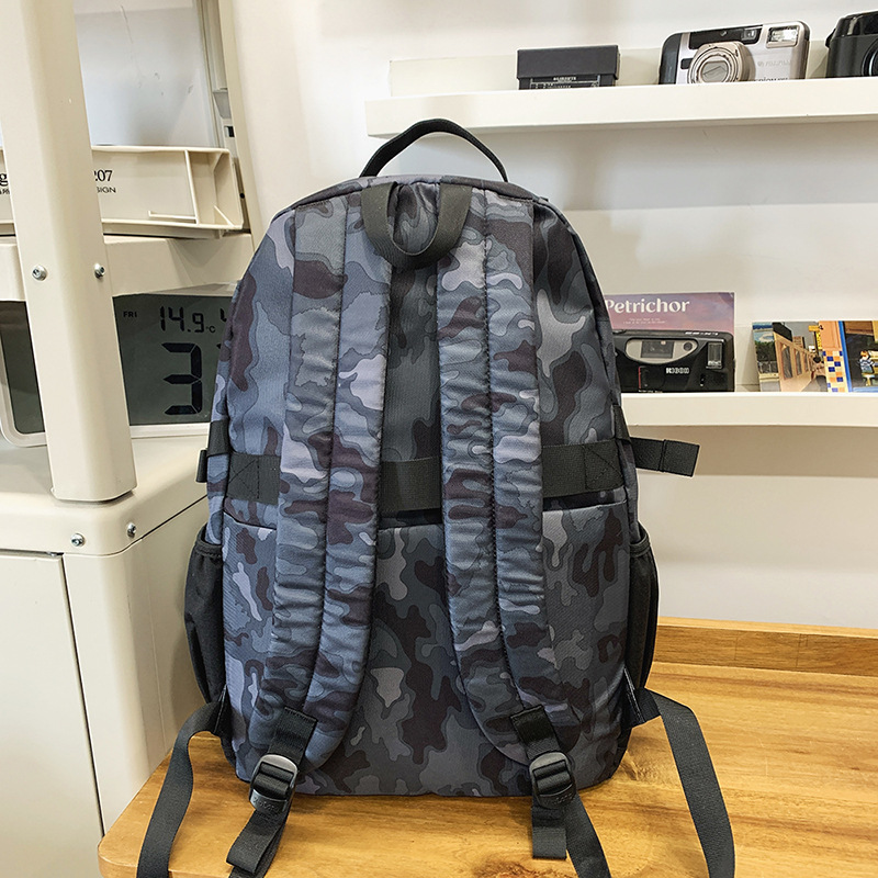 Schoolbag for male middle school students, cool and stylish on Instagram; backpack for junior and senior high school students, versatile and trendy Japanese style; backpack for female students Application Scenario