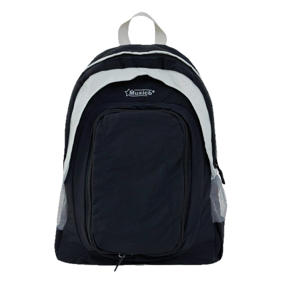 The new Japanese-style high-appearance-level solid-color backpack is simple, fresh, casual and has a large capacity, suitable for junior and senior high school students Item Picture