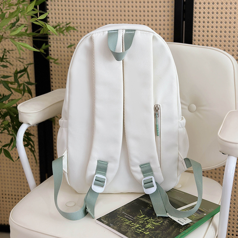 Chinese-style high appearance level forest-themed schoolbag, versatile for girls, junior high school and college students, Instagram-based niche backpack, lightweight small backpack Specification drawing