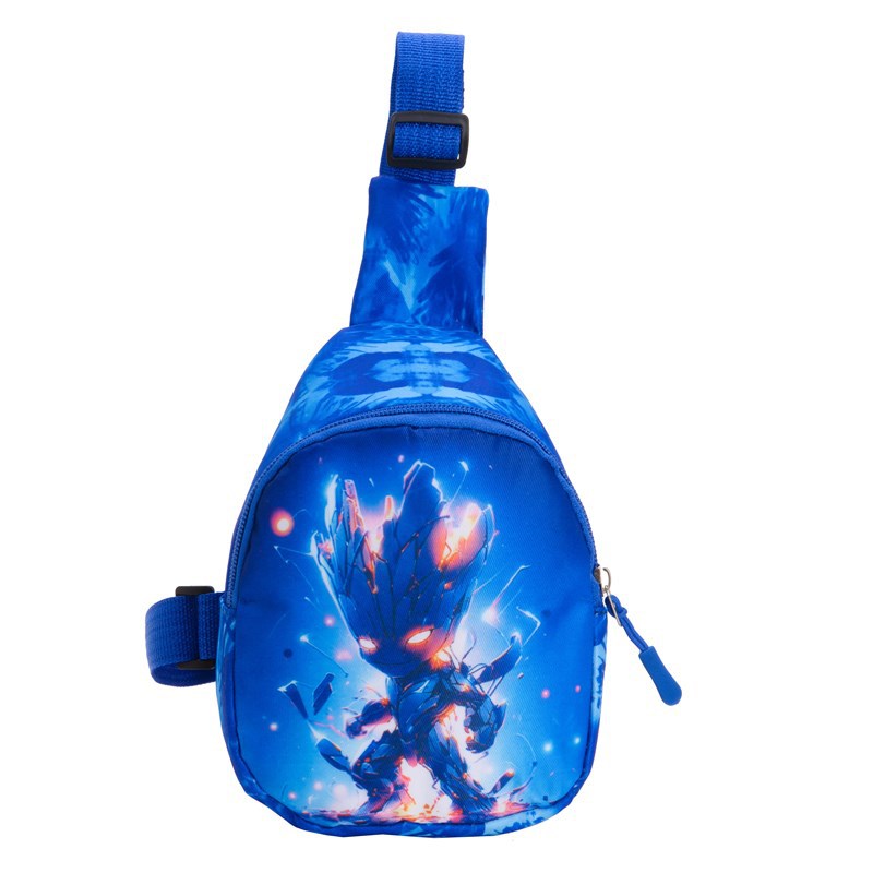 2025 New children's bag, cartoon outdoor casual, light and trendy printed single-shoulder crossbody bag, fashionable men's and women's chest bag Item Picture