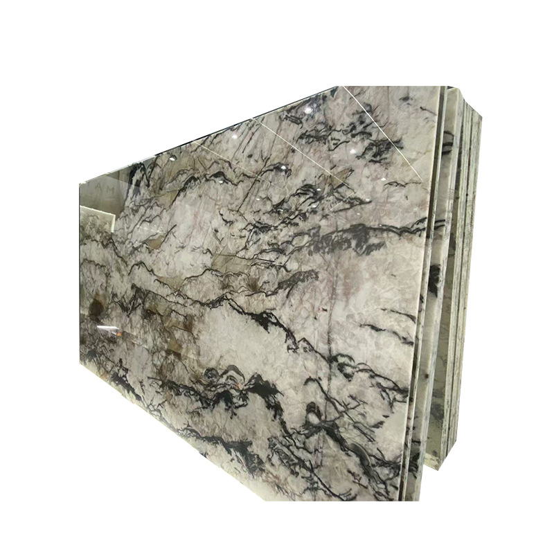 Brazilian luxury stone Tiffany marble engineering floor, bathroom, staircase, villa home decoration stone processing and customization Item Picture