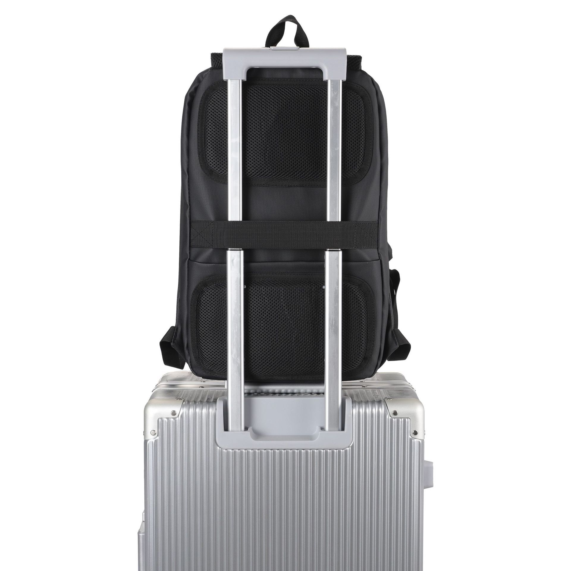 New business casual men's bag, hard-shell motorcycle men's backpack, fashionable business commuting computer backpack for men Specification drawing