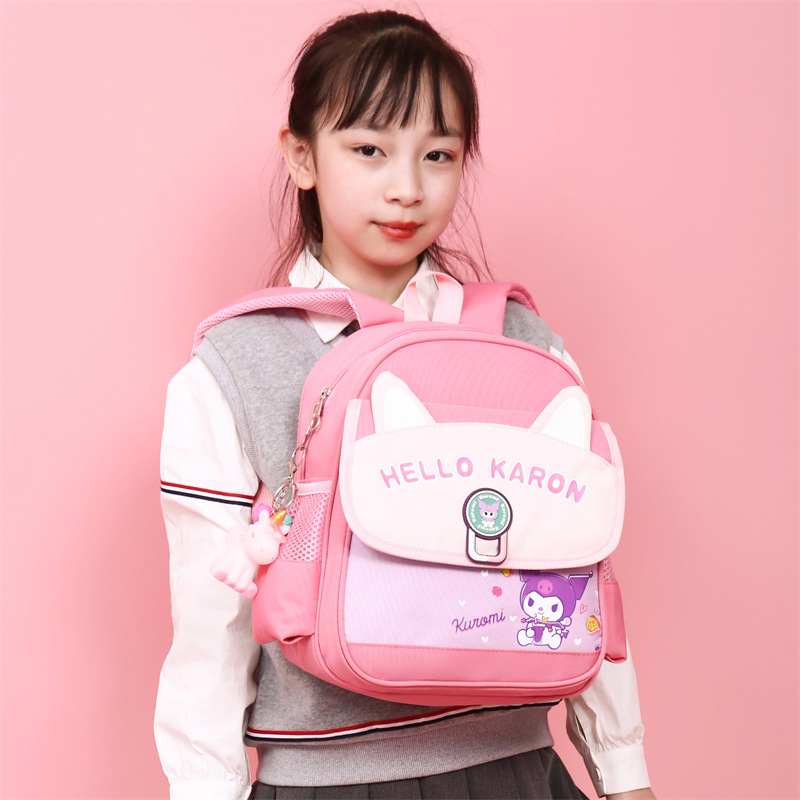Schoolbag, preschool children's backpack, cartoon 2024 new style, large-capacity campus backpack for school enrollment full figure