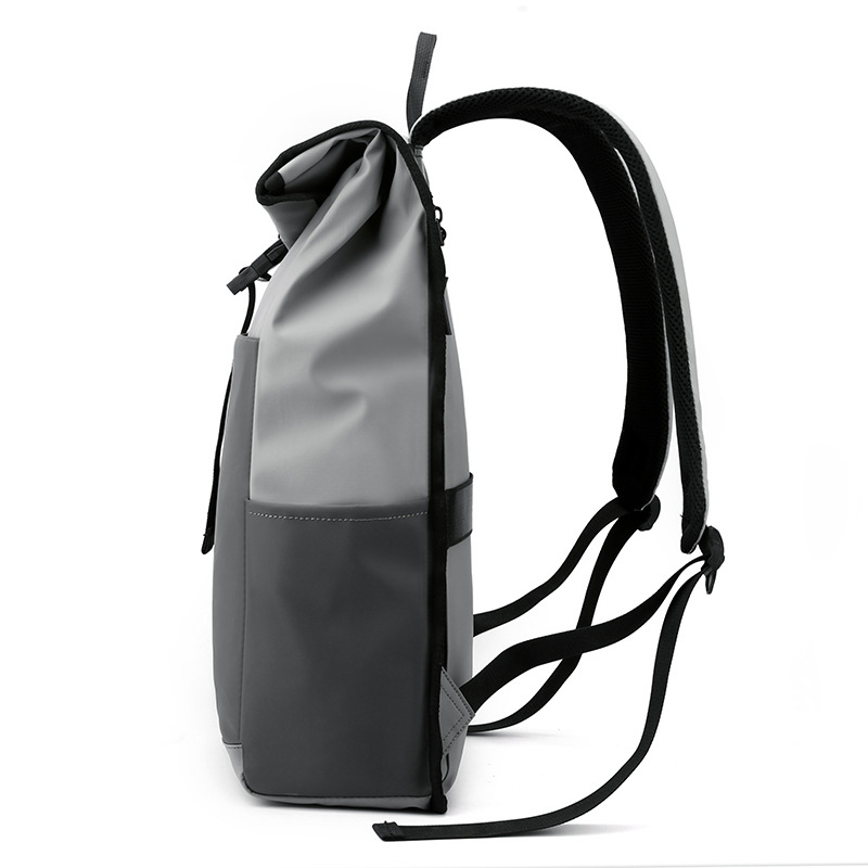 Men's fashionable sporty backpack, large-capacity schoolbag, high appearance level, casual backpack for women details Picture
