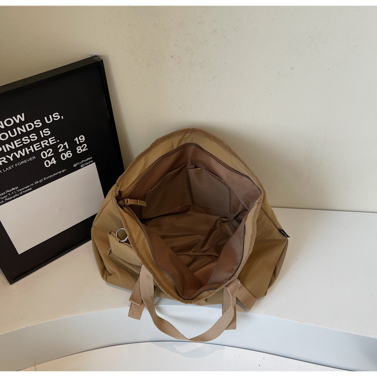 The 2025 new high-appeartion-level large-capacity tote bag is simple and versatile, suitable for shopping and commuting, and is a casual and lightweight backpack Specification drawing