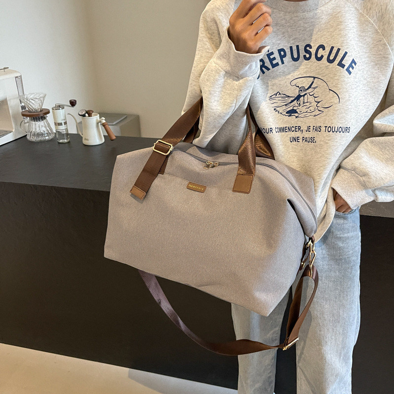 New business travel bags for foreign trade, women's large-capacity fitness bags, men's dry-wet separation basketball training and sports single-shoulder bags details Picture