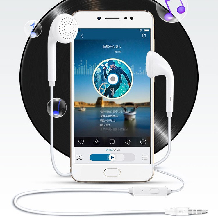 Wholesale of VPB original S16 subwoofer in-ear universal mobile phone and computer cheap flat-head wired gaming headphones Specification drawing