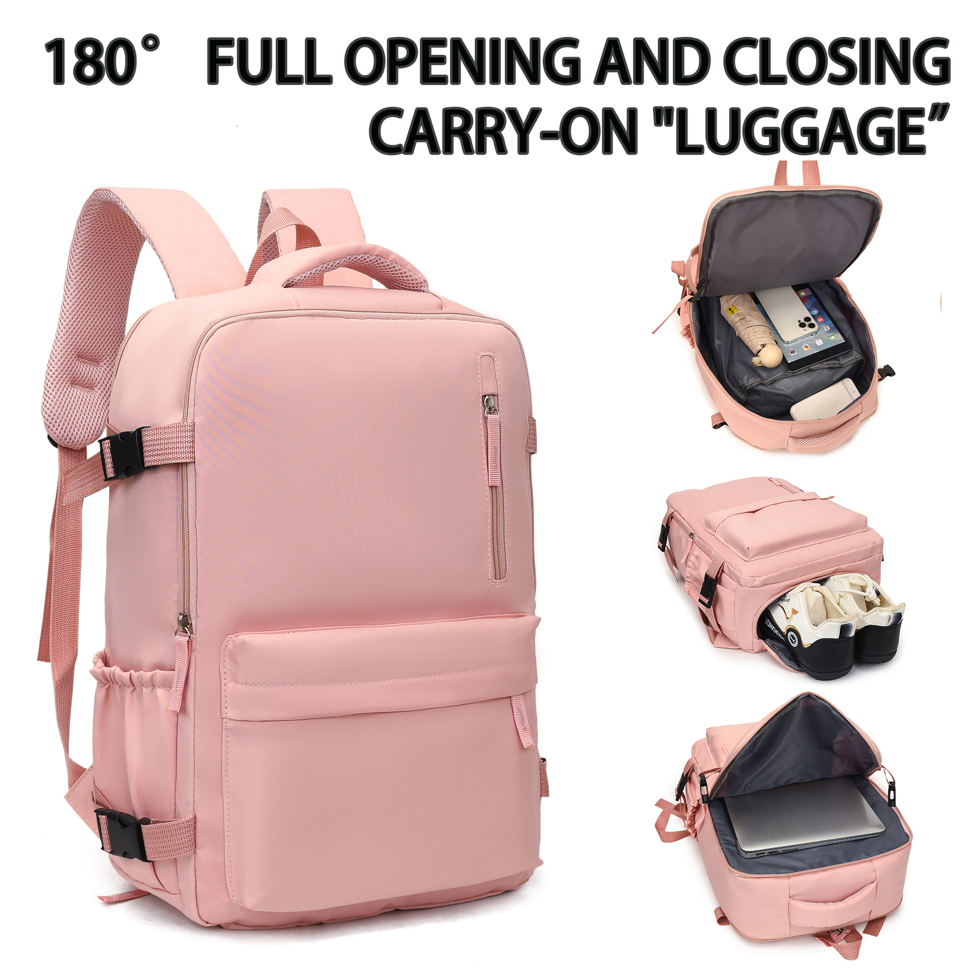 2025 New style of casual high-capacity travel backpacks, short-distance travel luggage bags, business school bags, backpacks and computer bags full figure