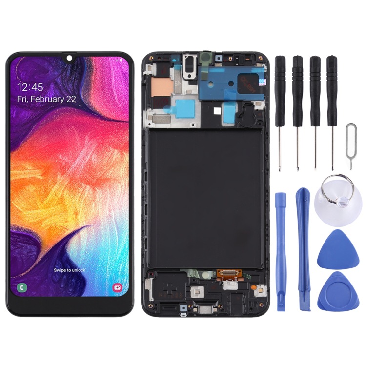 Suitable for Samsung for Galaxy A50 TFT material LCD touch assembly with frame (color) full figure