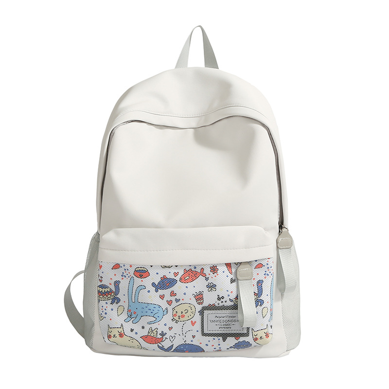 The 2025 new style of simple, large-capacity, high-appearancelevel schoolbag is versatile, stylish and fashionable. It is a casual and lightweight single-shoulder bag Item Picture