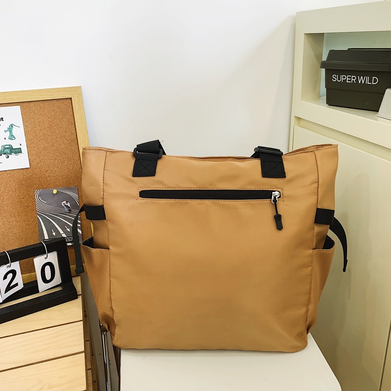 Single-shoulder bag, men's trendy brand functional commuting tote bag, large-capacity portable fitness bag, dry and wet separation student tutorial bag Specification drawing