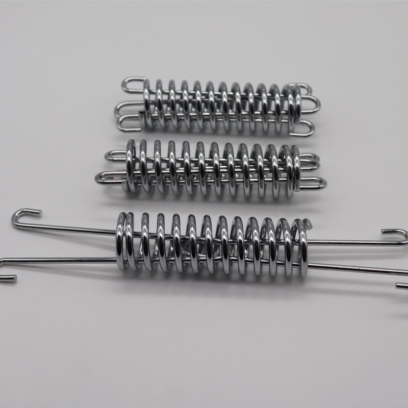 Factory direct supply of dog chain traction rope springs, stainless steel chrome-plated dog buffer compression springs, shock-absorbing tension springs Specification drawing