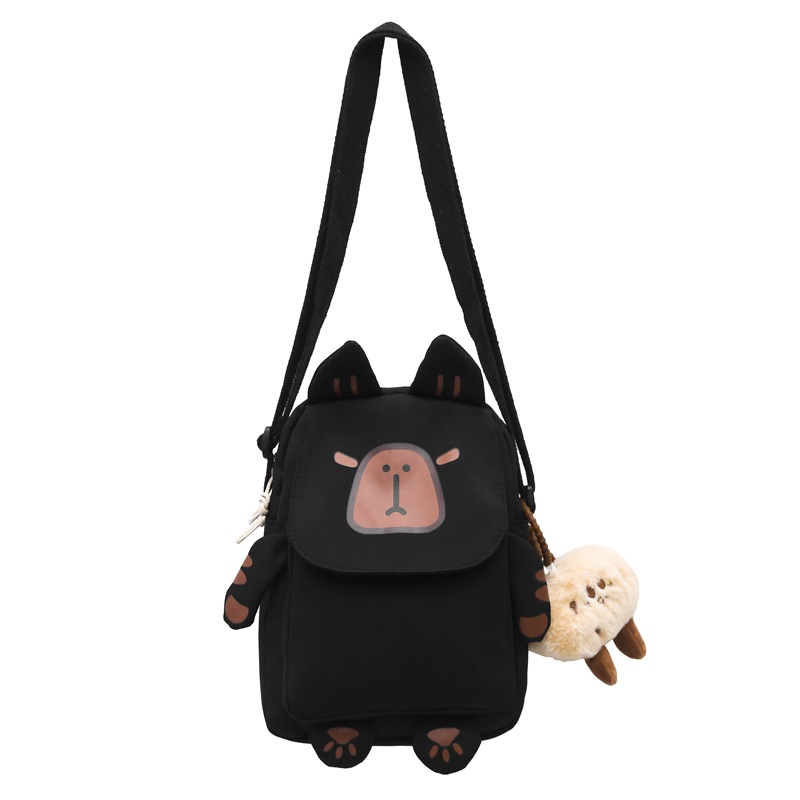 Small bag, cute and funny student shoulder bag, Japanese-style Instagram cute girl, versatile crossbody bag, mobile phone case Item Picture