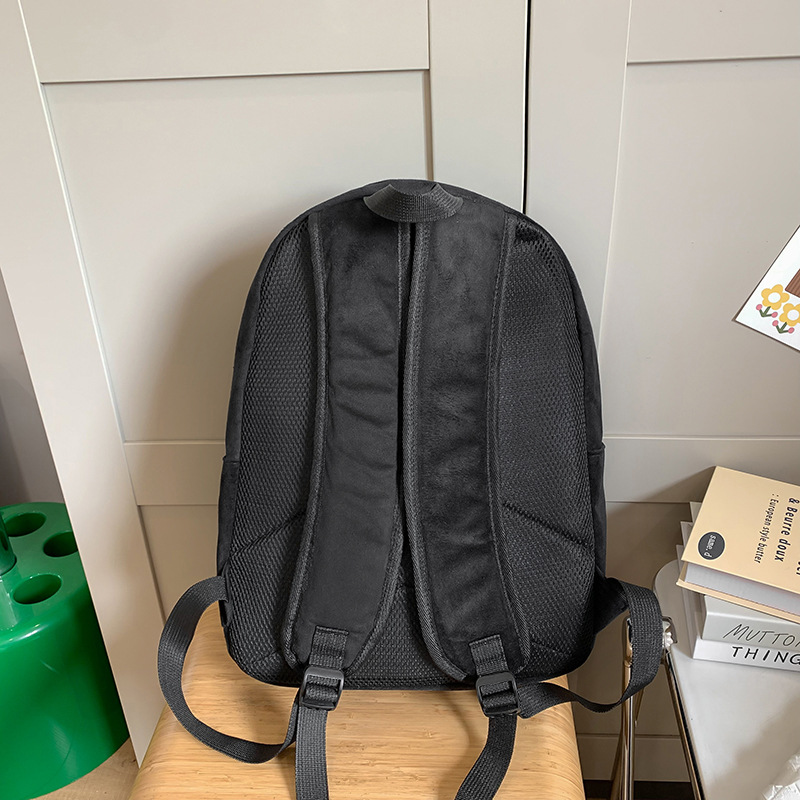 Cute and funny girl's 2024 new large-capacity, adorable college student backpack, casual and versatile shopping backpack Specification drawing