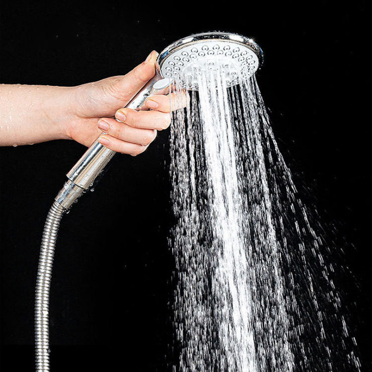 Household five-level vacuum-formed showerhead, 4-inch ABS, Xiamen handheld showerhead manufacturer, large quantity and favorable price Specification drawing