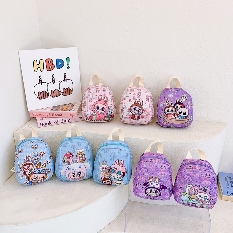 2024 New children's schoolbag, light and casual backpack for kindergarten babies, cute cartoon backpack for boys and girls full figure