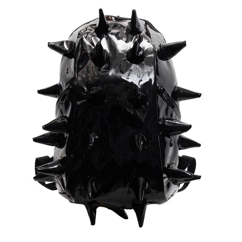 This trendy, spiky design backpack for foreign trade is cool and unique, with a shiny and three-dimensional surface. It's a student backpack that will make you go viral Item Picture