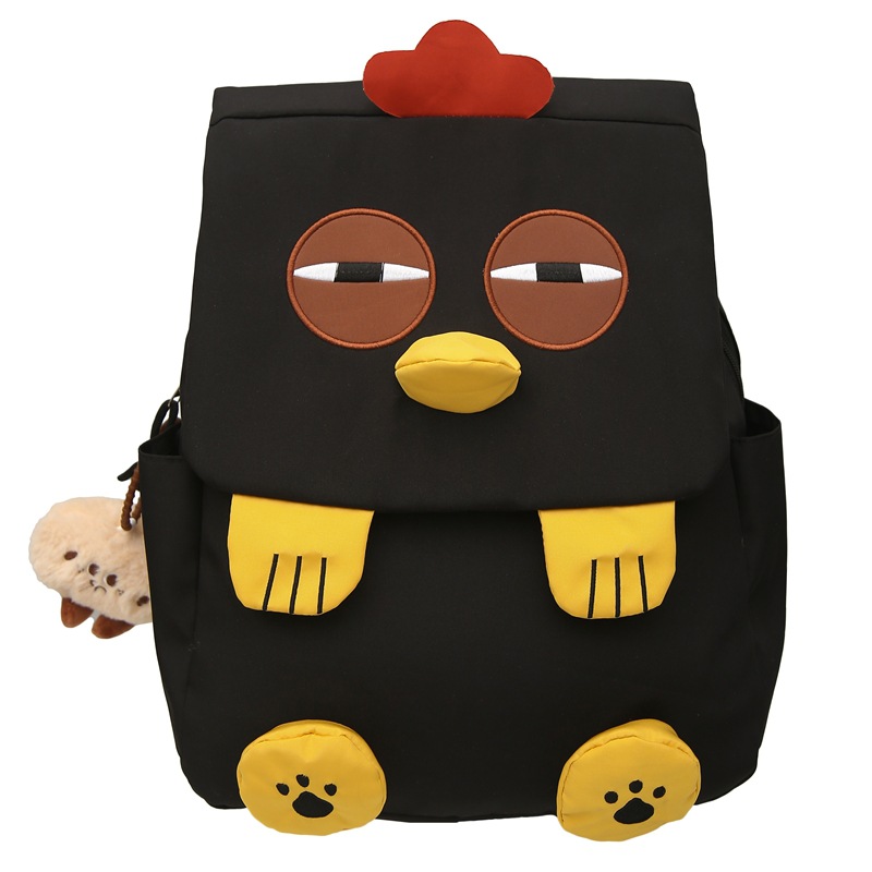 Cute cartoon, funny, lightweight and lightweight, high appearance level 2024 Japanese-style sweet chick, versatile travel girl backpack Item Picture
