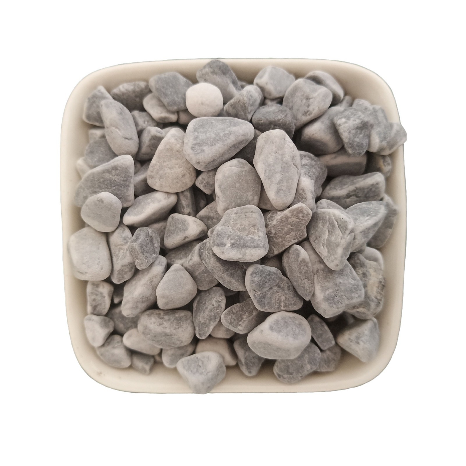 Light grey gravel, grey gravel, grey water-washed stone, garden engineering permeable pavement adhesive, grey gravel and pebble Item Picture