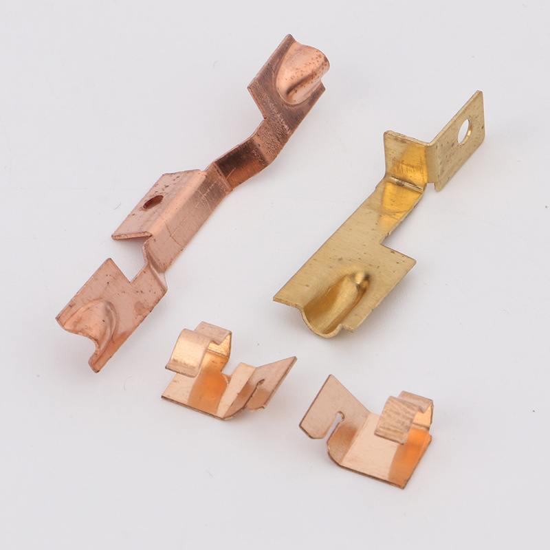 Wholesale copper lamp spring pieces, yellow and purple phosphorus downlight spring pieces, downlight spring pieces, lighting accessories manufacturer, source spring pieces details Picture
