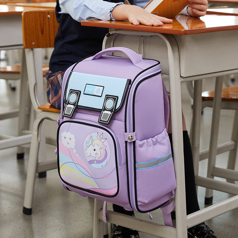 The new cartoon primary school students' all-in-one large-capacity backpacks for boys and girls are lightweight details Picture