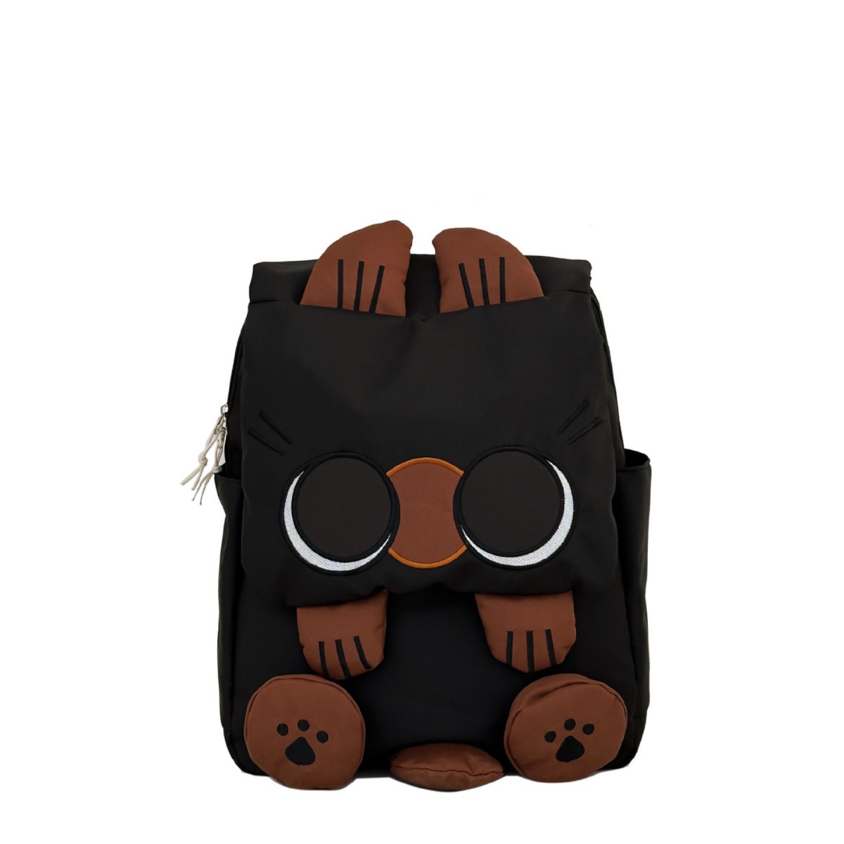 New high-appeartion-level cute cartoon backpack, light backpack for primary school students, ugly and cute cat, girlish mini backpack Item Picture