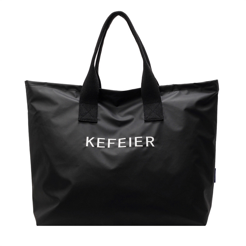 A new versatile travel bag, a large-capacity fabric bag for college students' commuting to class, and a lightweight and casual tote bag Item Picture