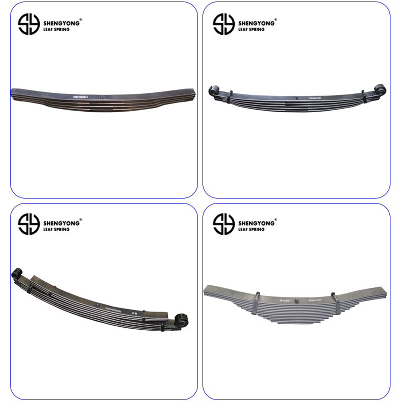 Trailer series leaf spring manufacturer wholesale light truck, heavy truck, automotive, locomotive, mining car shock-absorbing springs, trailer leaf springs details Picture