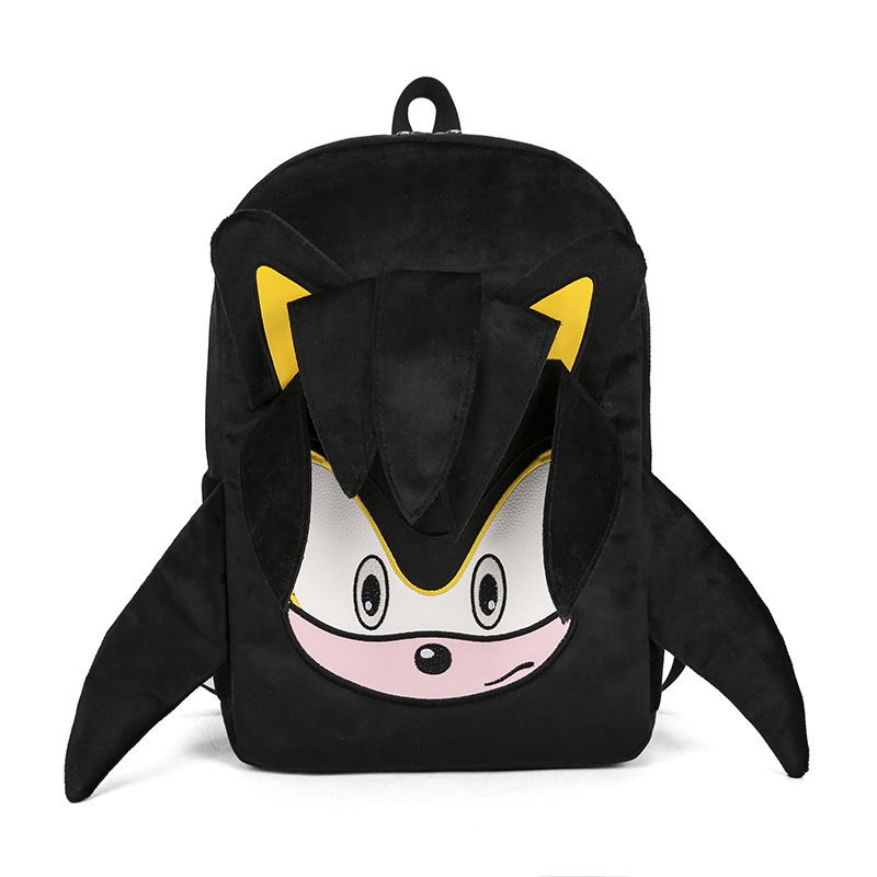 Shadow Niche Backpack, men's plush cartoon backpack, Women's large-capacity junior high school, senior high school and college style schoolbag Item Picture