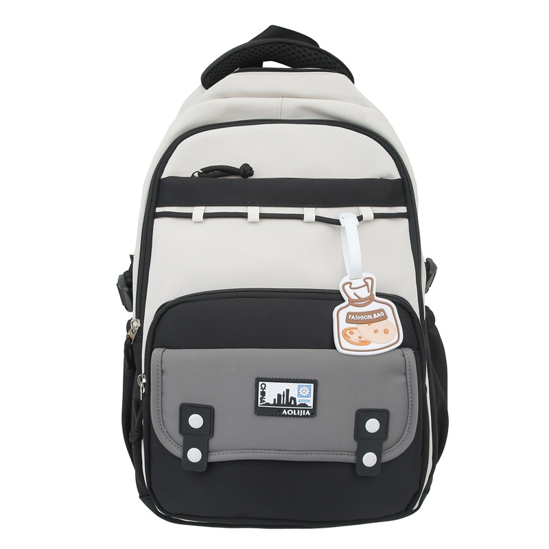This Japanese-style Instagram cute girl's school backpack is versatile, with a large capacity and contrasting colors. It's a backpack for primary and secondary school students with a high level of appearance Item Picture