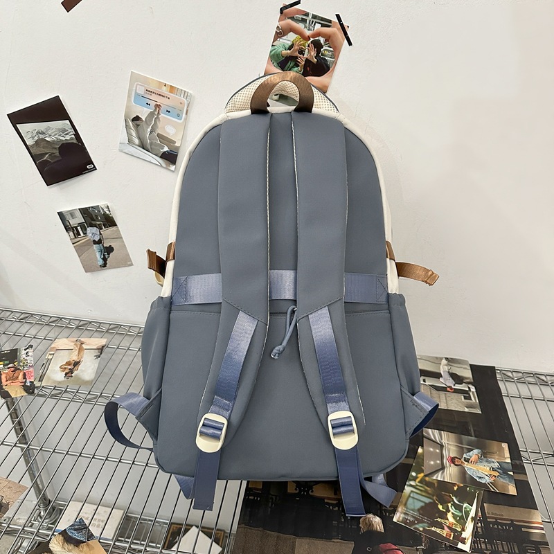 High-appearation-level trendy casual couple travel backpacks, large-capacity backpacks for junior and senior high school students with multiple compartments, men Specification drawing