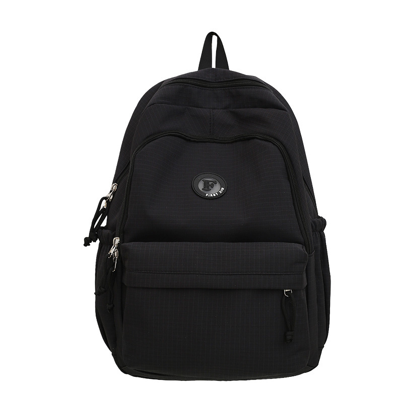 2025 New college-style schoolbag, a large-capacity backpack for junior high school girls, and a simple casual backpack for high school and college students Item Picture