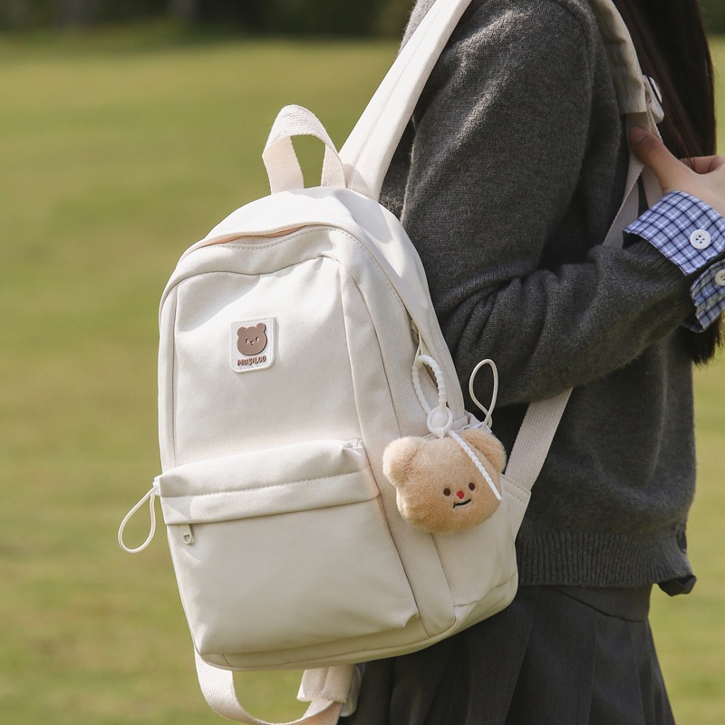Spring new forest-themed, fresh, sweet and girlish travel and shopping backpack with high appearance level and children's study backpack full figure