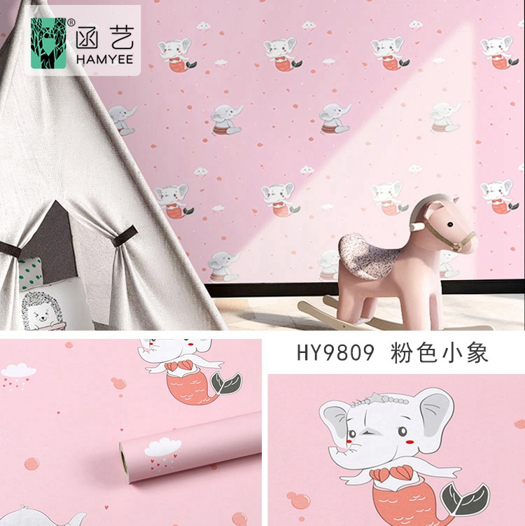 pvc self-adhesive wallpaper, cartoon bedroom, children's room, starry background wallpaper, self-adhesive wholesale, dormitory instant adhesive, waterproof Application Scenario