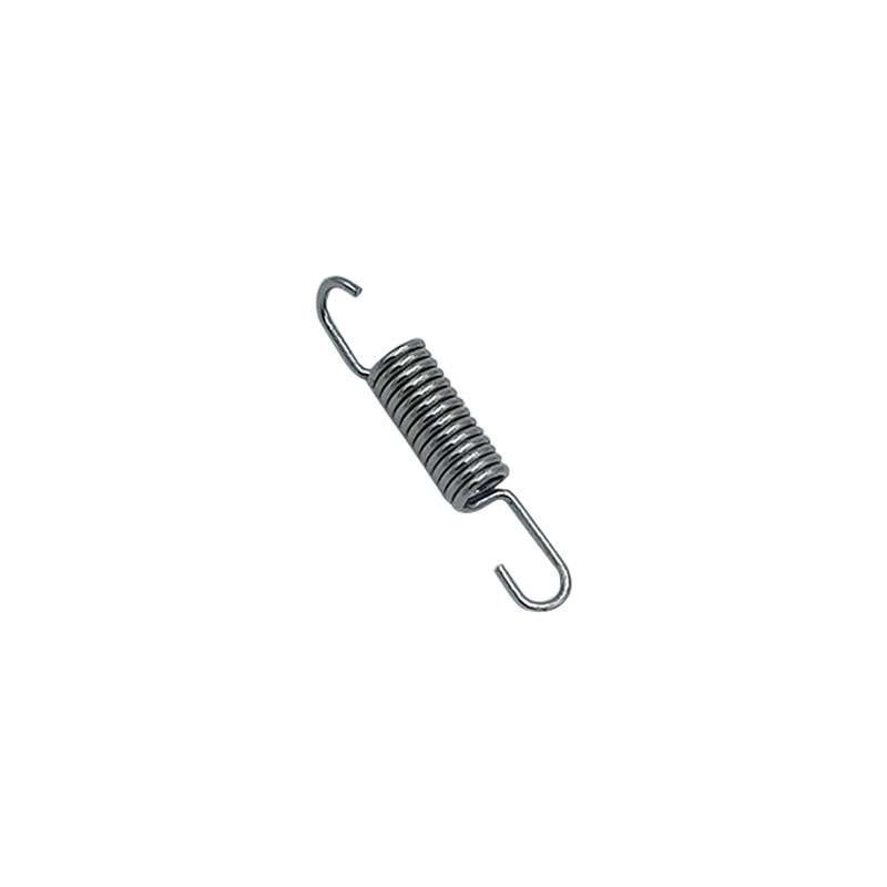 304 stainless steel tension spring, tension hook spring, trampoline spring, double round hook, large and small tension spring processing full figure