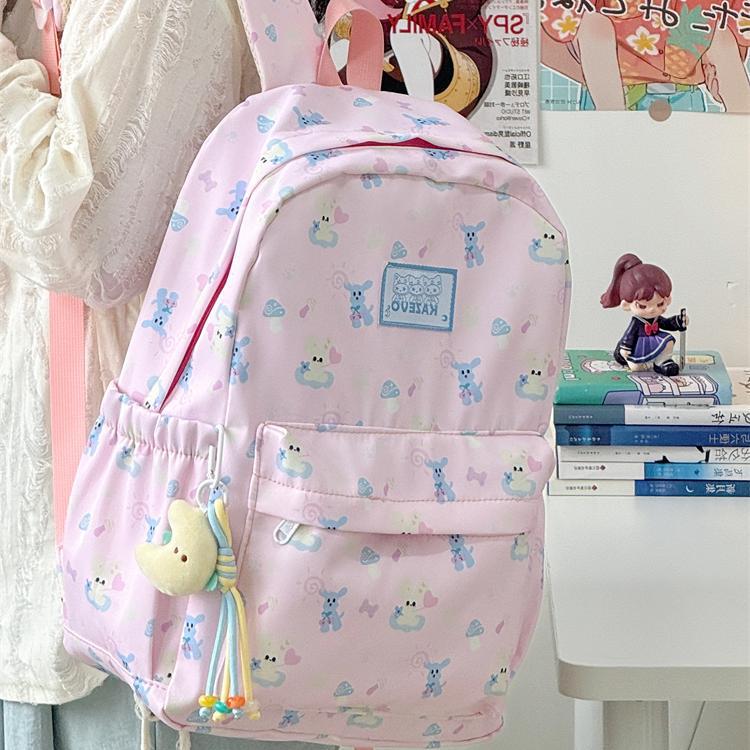 The new Japanese-style ins high-appearance-level fresh, sweet and cute star backpack is a lightweight spring outing backpack for junior and senior high school students details Picture