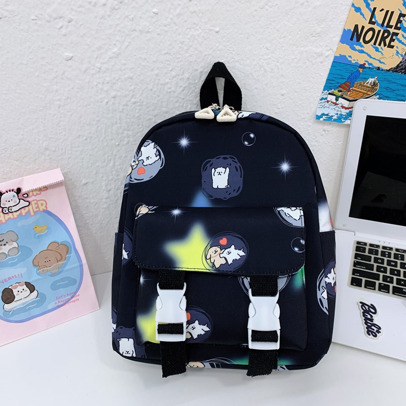 Cartoon children's schoolbag, cute princess double backpack for kindergarten, 2025 New style children's lightweight and load-reducing backpack trend details Picture