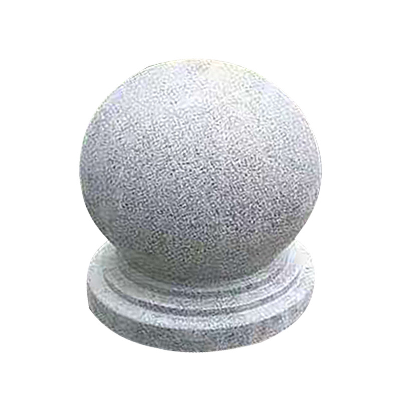 Granite sesame grey stone balls, sesame white roadblocks, vehicle stoppers, square diversion, sesame grey vehicle stoppers, stone ball manufacturers Item Picture