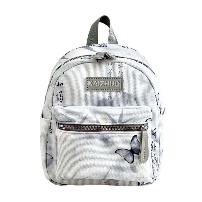 A new lightweight backpack for primary and secondary school students with a high aesthetic level, featuring a fresh and sweet Chinese style and butterfly print MINI backpack Item Picture