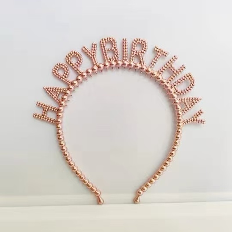 Happybiethday headband accessory cake decoration Birthday Happy letter Party Headband Birthday Headband 111 Item Picture