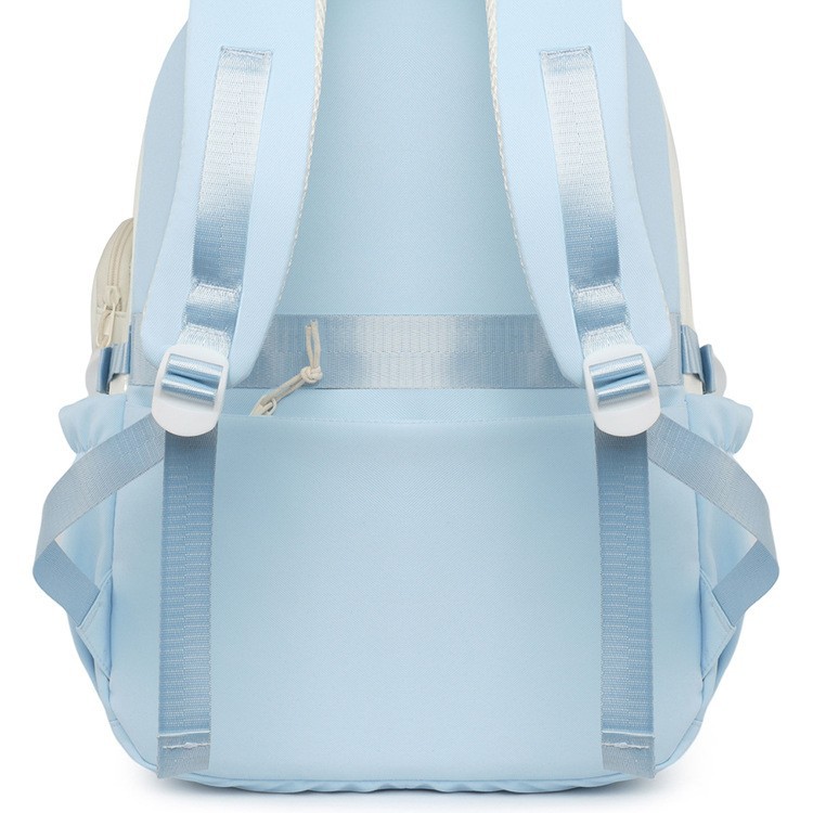 A new Japanese-style, fresh and sweet backpack for women, simple, sweet and cute, with contrasting colors, is a casual backpack for junior and senior high school students Specification drawing