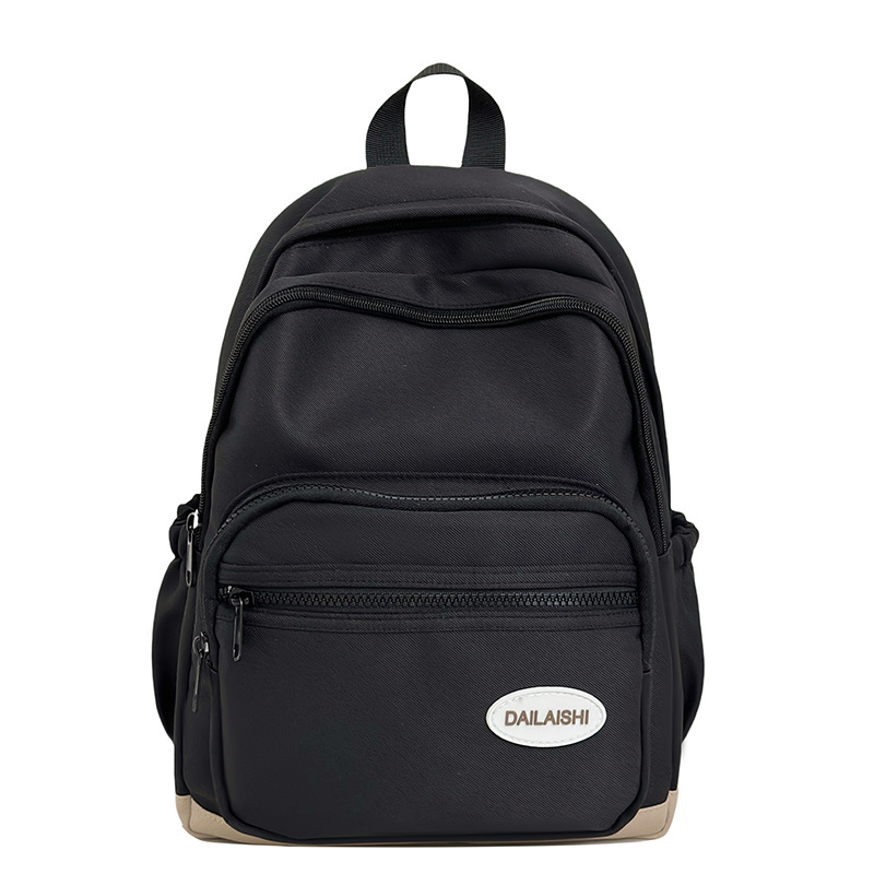 A new high-appearance-level Korean candy-colored fresh and sweet backpack, a lightweight and large-capacity backpack for junior and senior high school students to take extra classes Item Picture
