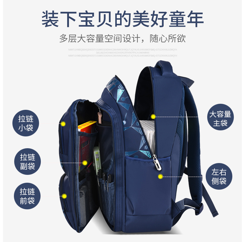 New style of primary school schoolbag Korean casual children bag 1-3-6 grade side refrigerator style student backpack Application Scenario