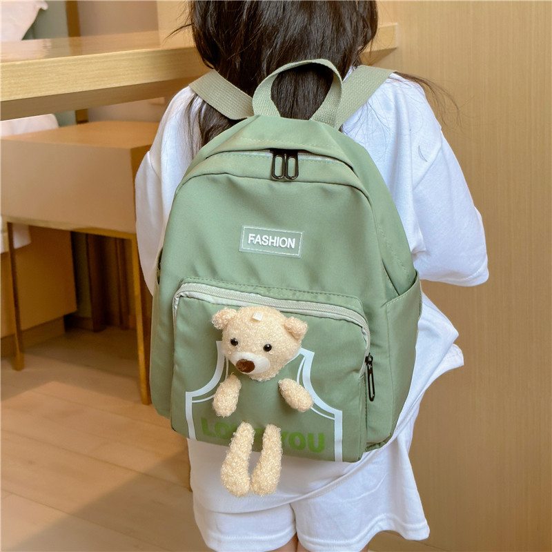 Double-shoulder Bag Kindergarten back-to-school Season Cartoon Cute Schoolbag 2023 Little Bear Children's Big Class, Middle Class and Small Class Backpacks Application Scenario