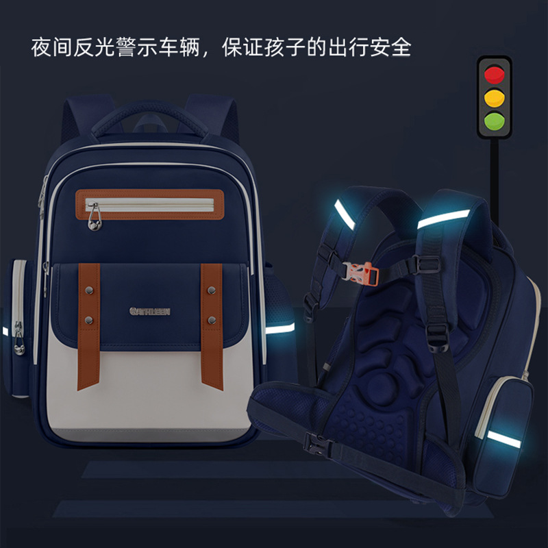 The manufacturer specializes in customizing student schoolbags with logo printing, men's and women's backpacks, children's school water-repellent backpacks, spine protection and burden reduction Specification drawing