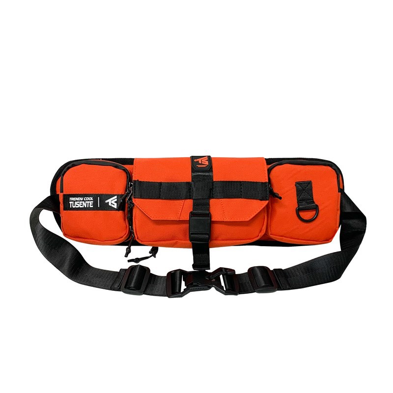 Men's chest bag, ins trendy brand sports crossbody bag, outdoor commuting backpack, women's large-capacity cycling bag, couple's waist bag Item Picture